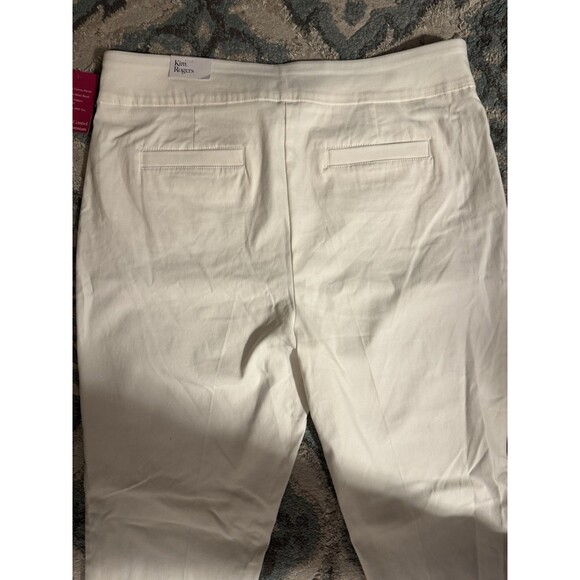 NWT Kim Rogers White Ivory Pants Sz 18W Millennium Tummy Control Stretch Pull On - Picture 9 of 13